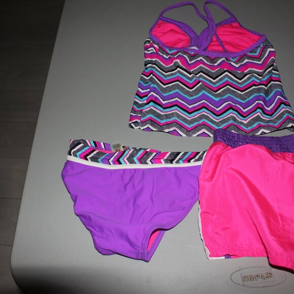 Orchid 3 Pcs ZeroXposur Tankini Swimsuit Size 10 New - Picture 3 of 3